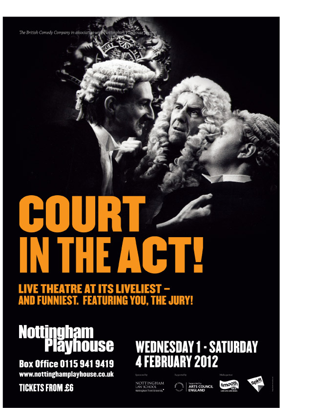 Nottingham Playhouse - Court In The Act poster!