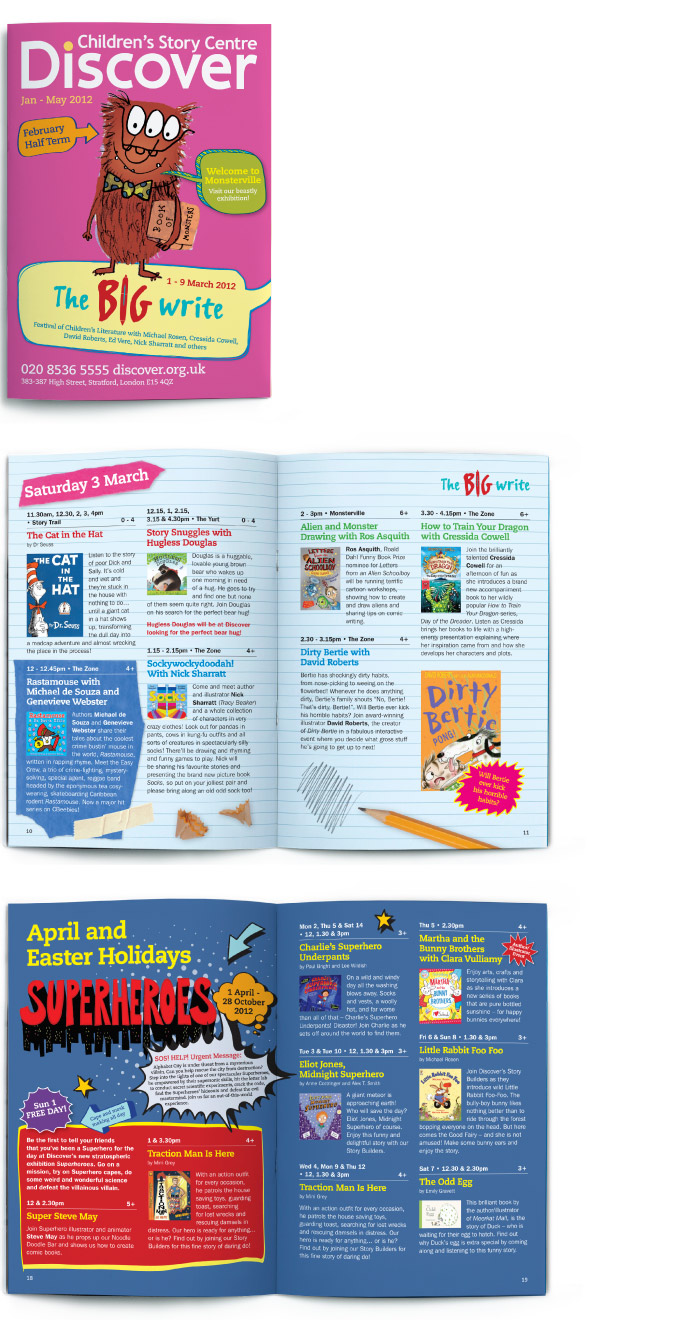 Discover, Children's Story Centre - Brochure